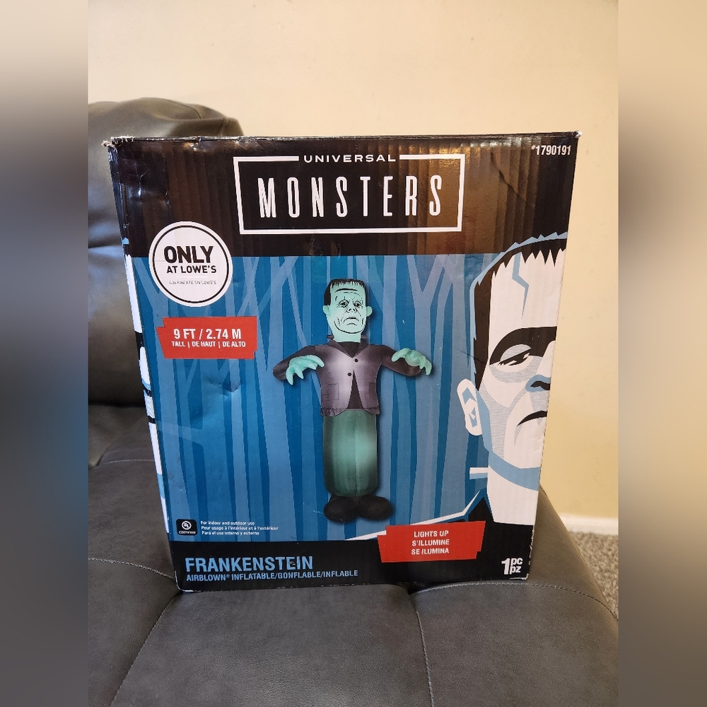 Universal Monsters Frakenstein 9ft Airblown Inflatable Halloween Decoration